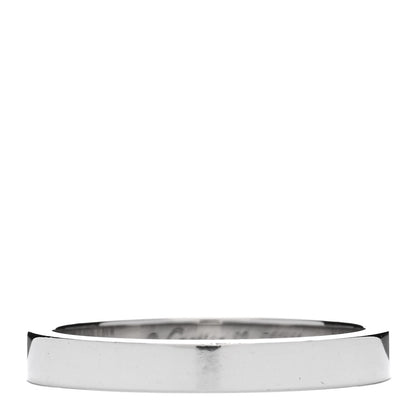 Cartier Platinum 3mm C De Cartier Wedding Band Ring 58 8.5 2 of 4