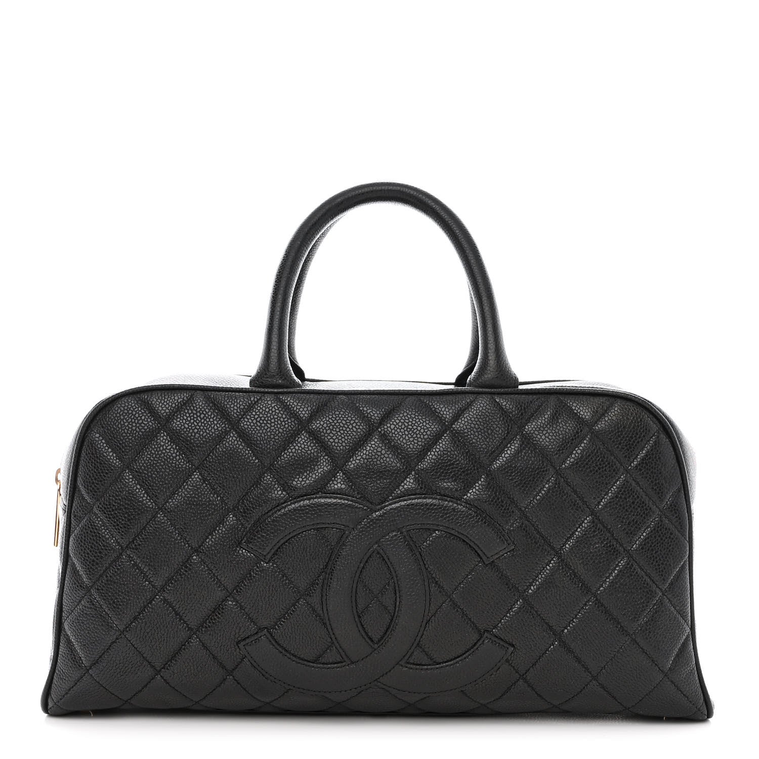 Chanel Caviar Quilted Large Bowler Black 1 of 10