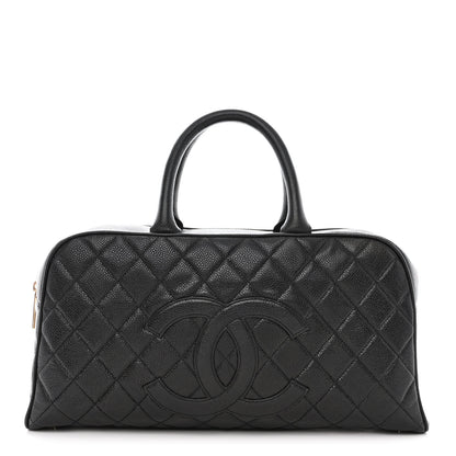 Chanel Caviar Quilted Large Bowler Black 1 of 10