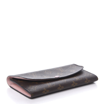 Louis Vuitton Monogram Emilie Wallet Rose Ballerine 8 of 12