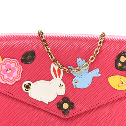 Louis Vuitton Epi Easter Bunny Bird Pochette Felicie 9 of 11