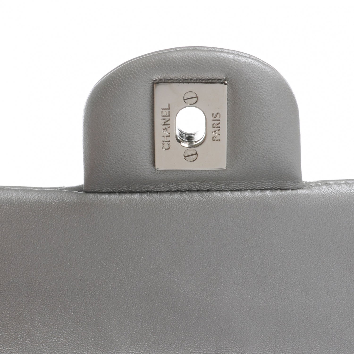 Chanel Lambskin Quilted Mini Flap Silver 5 of 8