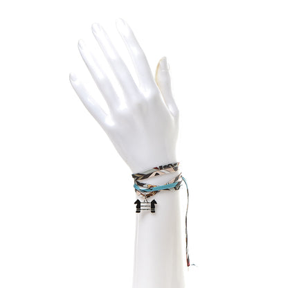 Hermes Silk Tourbillon de Couleurs Bracelet 2 of 6