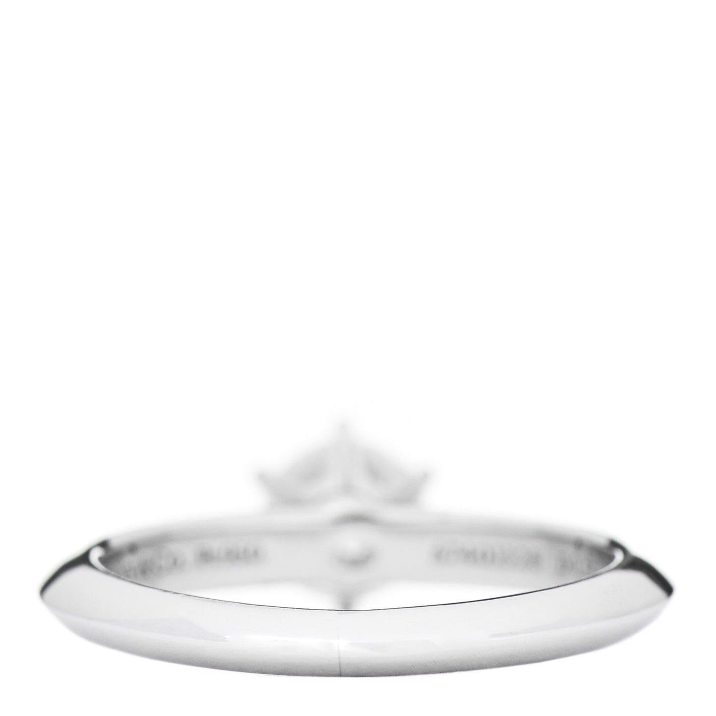 Platinum Diamond .55ct Solitaire Engagement Ring 47 4