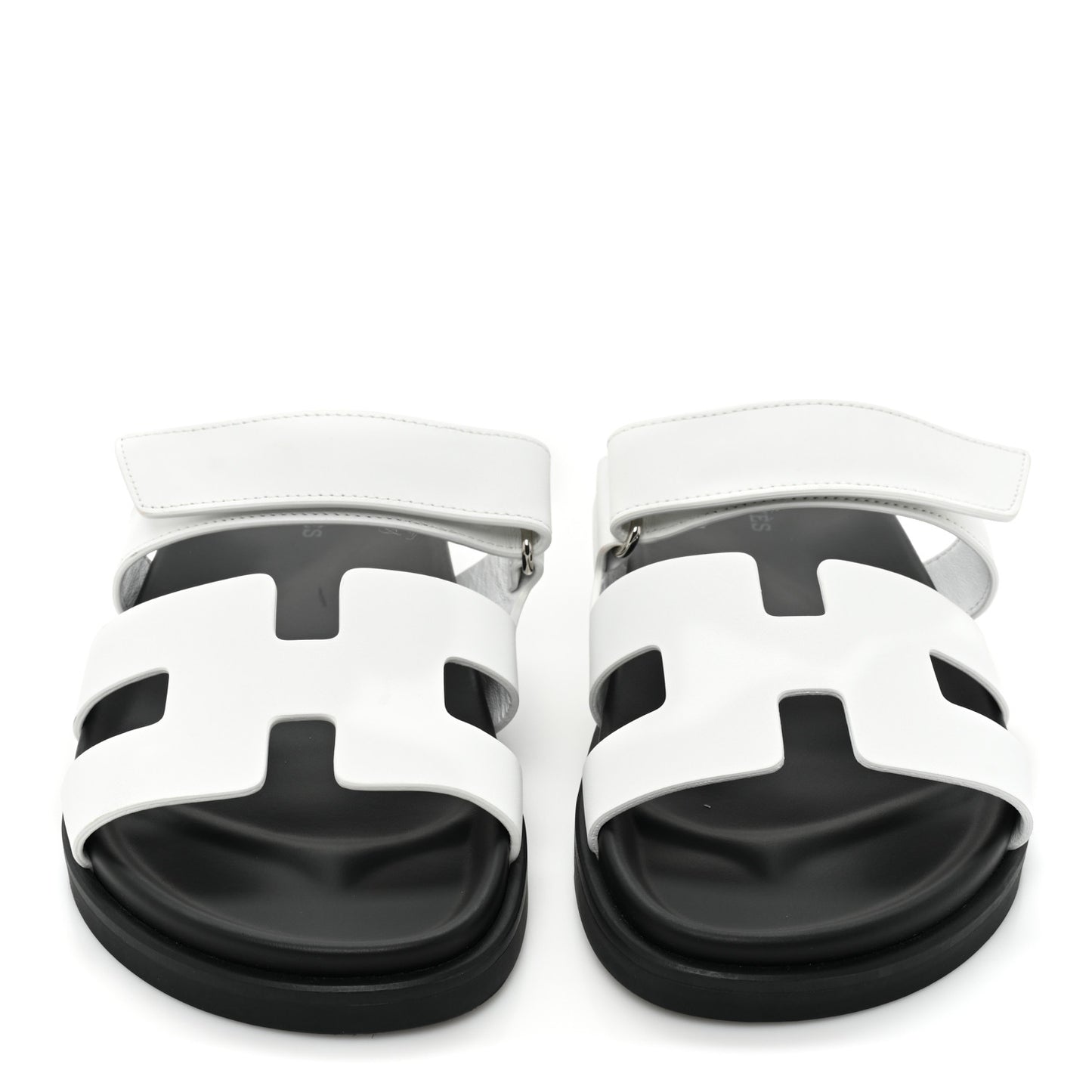 Calfskin Womens Chypre Sandals 38 White