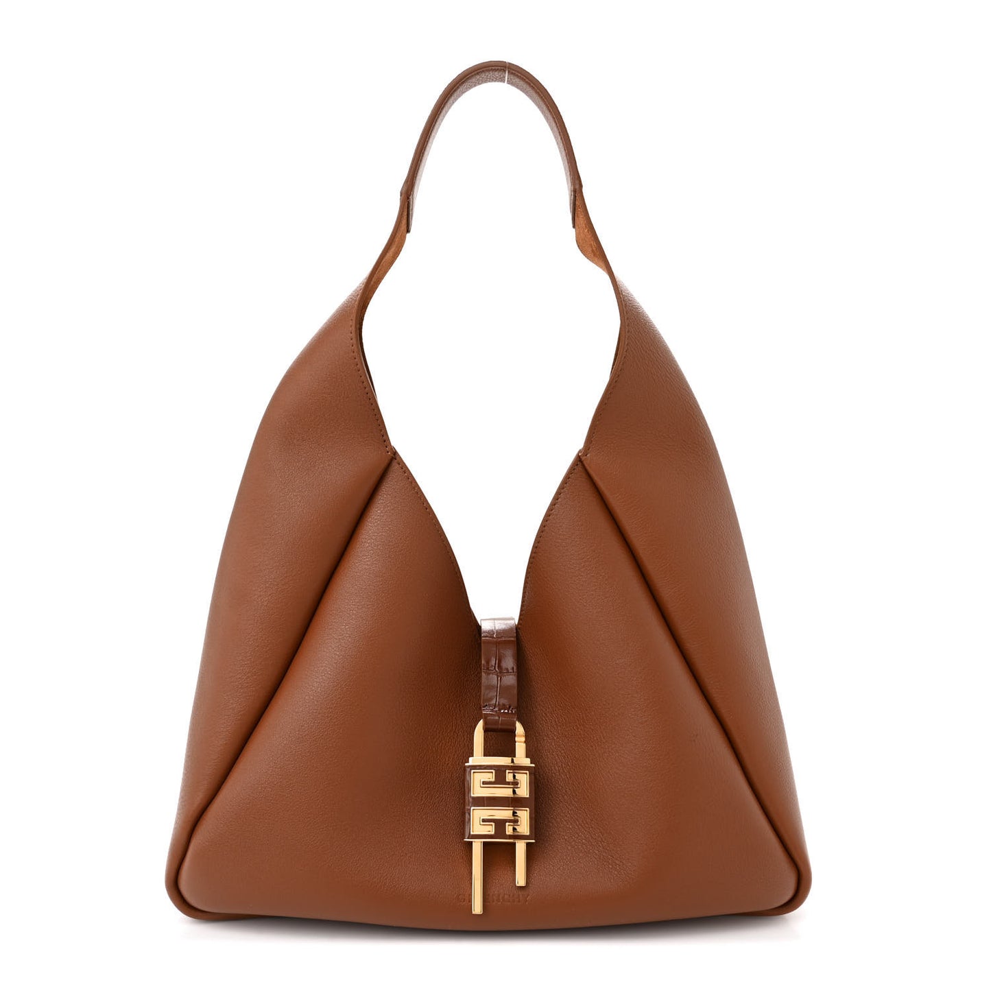 Calfskin Medium G-Lock Hobo Tan