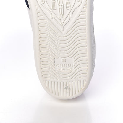 Gucci Calfskin Ayers Web Womens Ace Bow Lace Sneakers 38.5 White 9 of 14