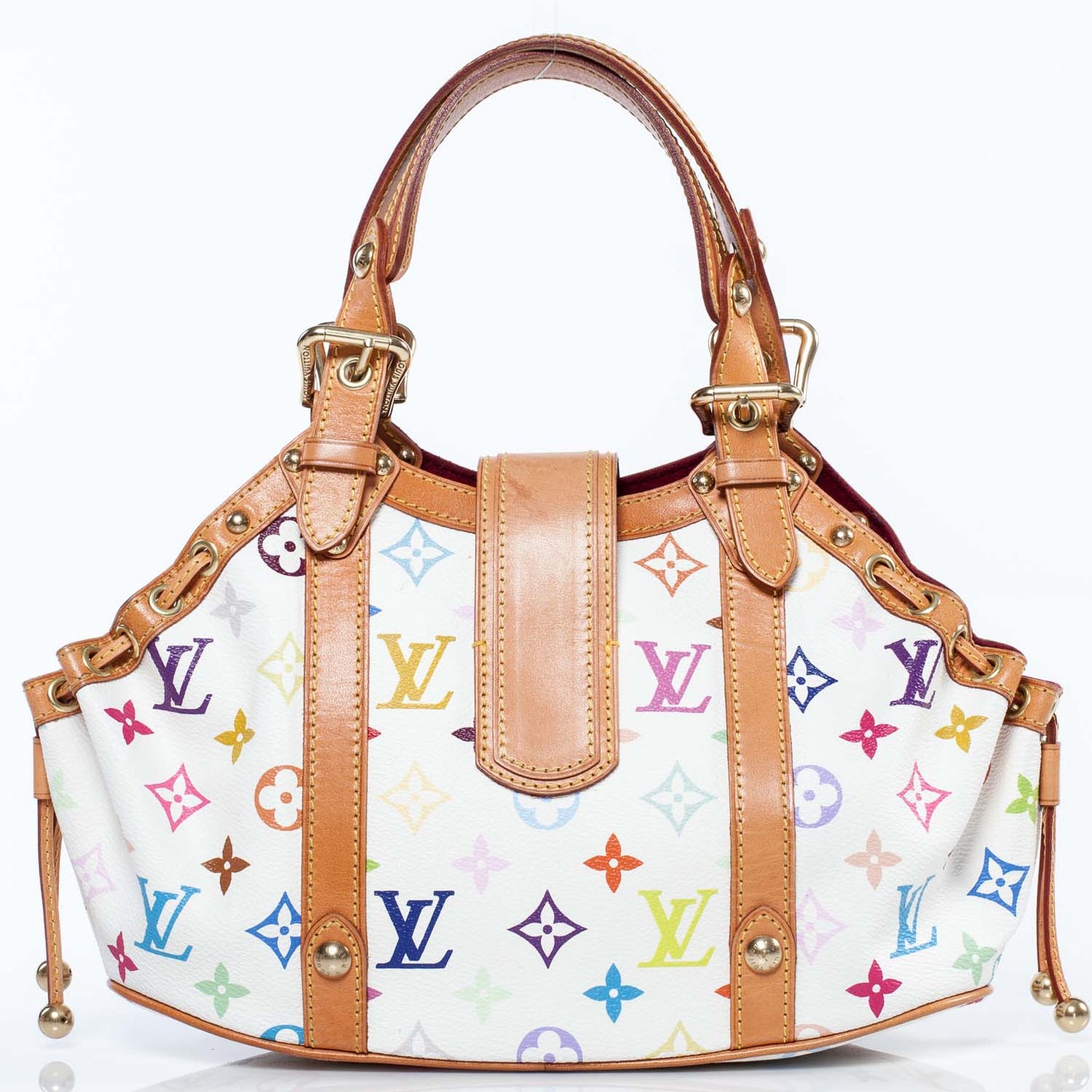 Monogram Multicolor Theda GM White