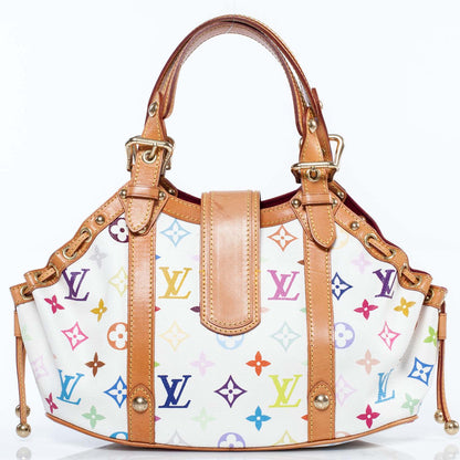 Louis Vuitton Monogram Multicolor Theda GM White 3 of 9