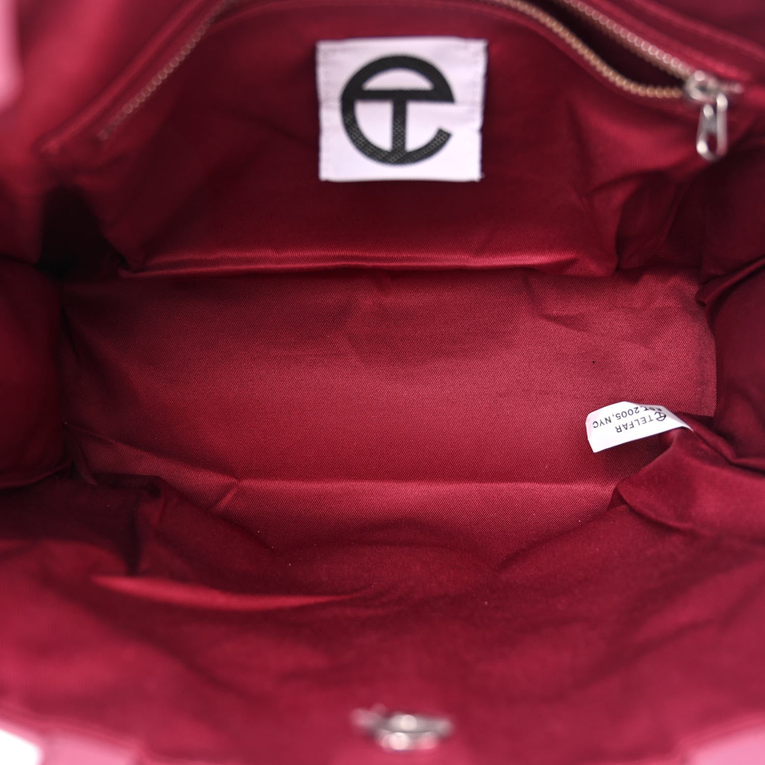 Telfar Vegan Leather Medium Shopping Bag Corned Beef 5 of 12