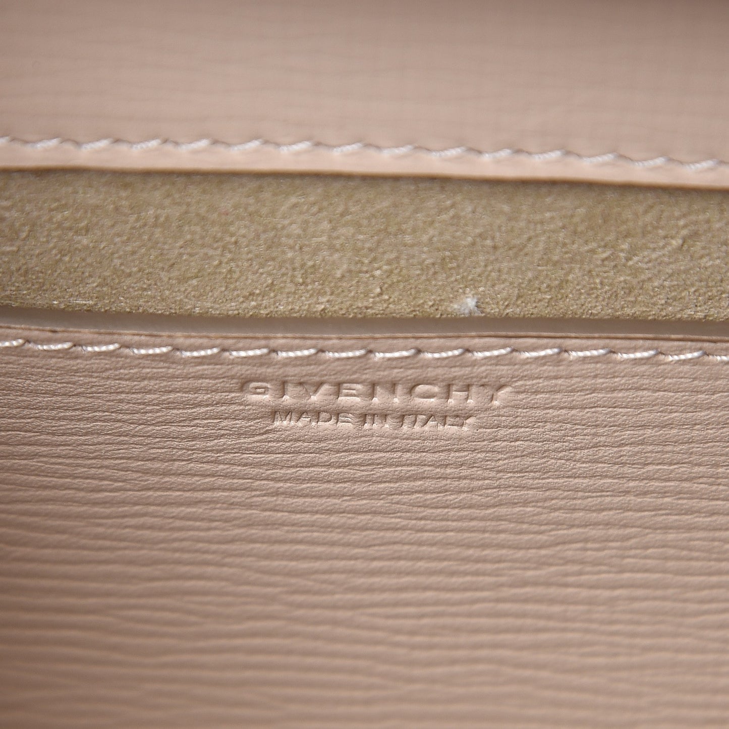 Textured Calfskin Micro Pandora Box Clutch Nude Pink