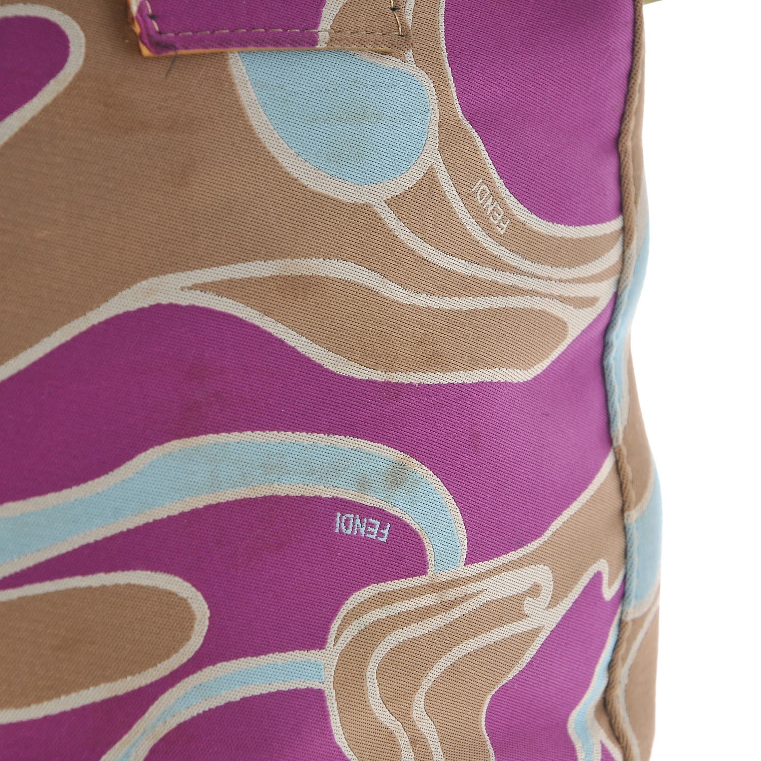 Fendi Satin Swirl Baguette Bag Multicolor 11 of 11