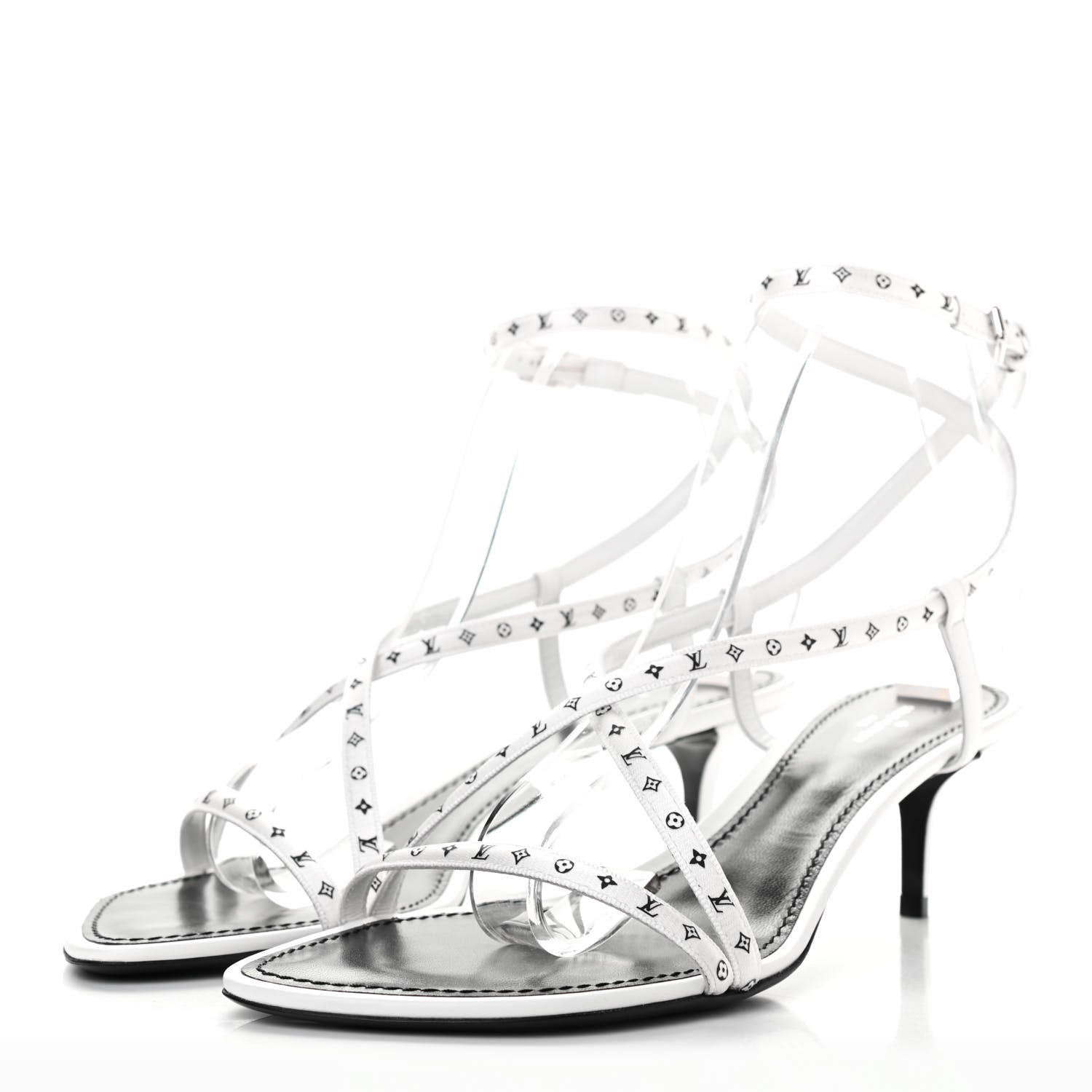Louis Vuitton Calfskin Citizen Sandal 39.5 White 3 of 8