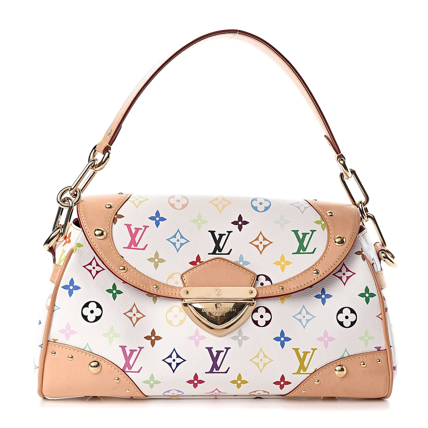 Monogram Multicolor Beverly MM White