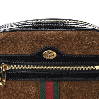 Gucci Suede Small Ophidia Belt Bag 65 26 Nocciola Black 11 of 11