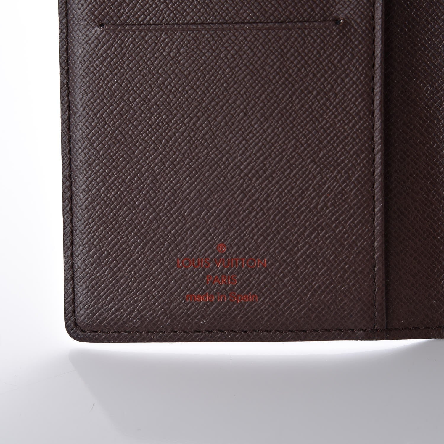 Louis Vuitton Damier Ebene Pocket Agenda Cover 6 of 6