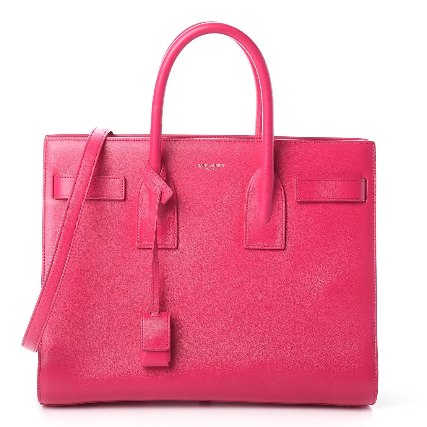 Calfskin Small Sac De Jour Lipstick Fuchsia