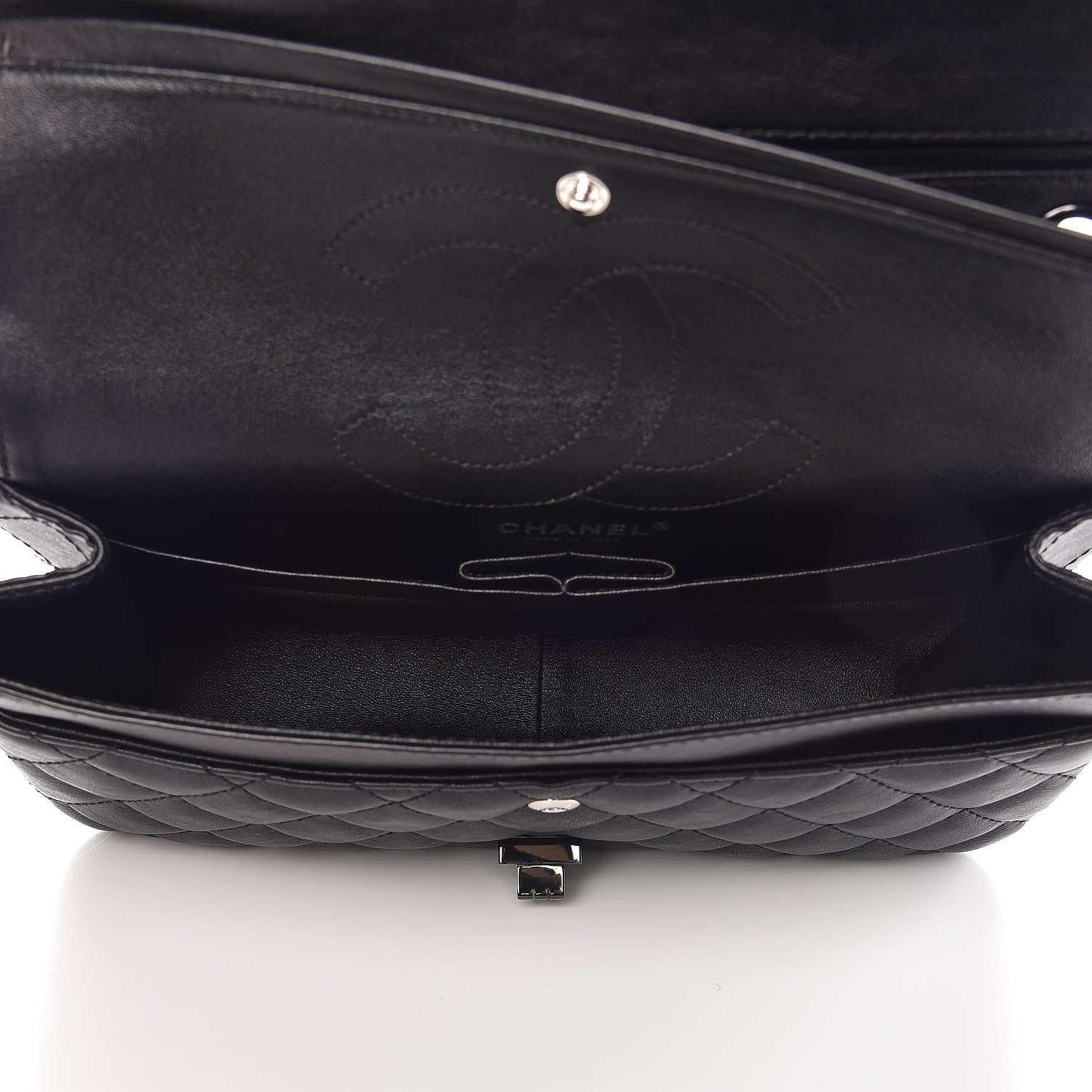 Chanel Crumpled Calfskin Quilted 2.55 Reissue 226 Flap So Black 6 of 9