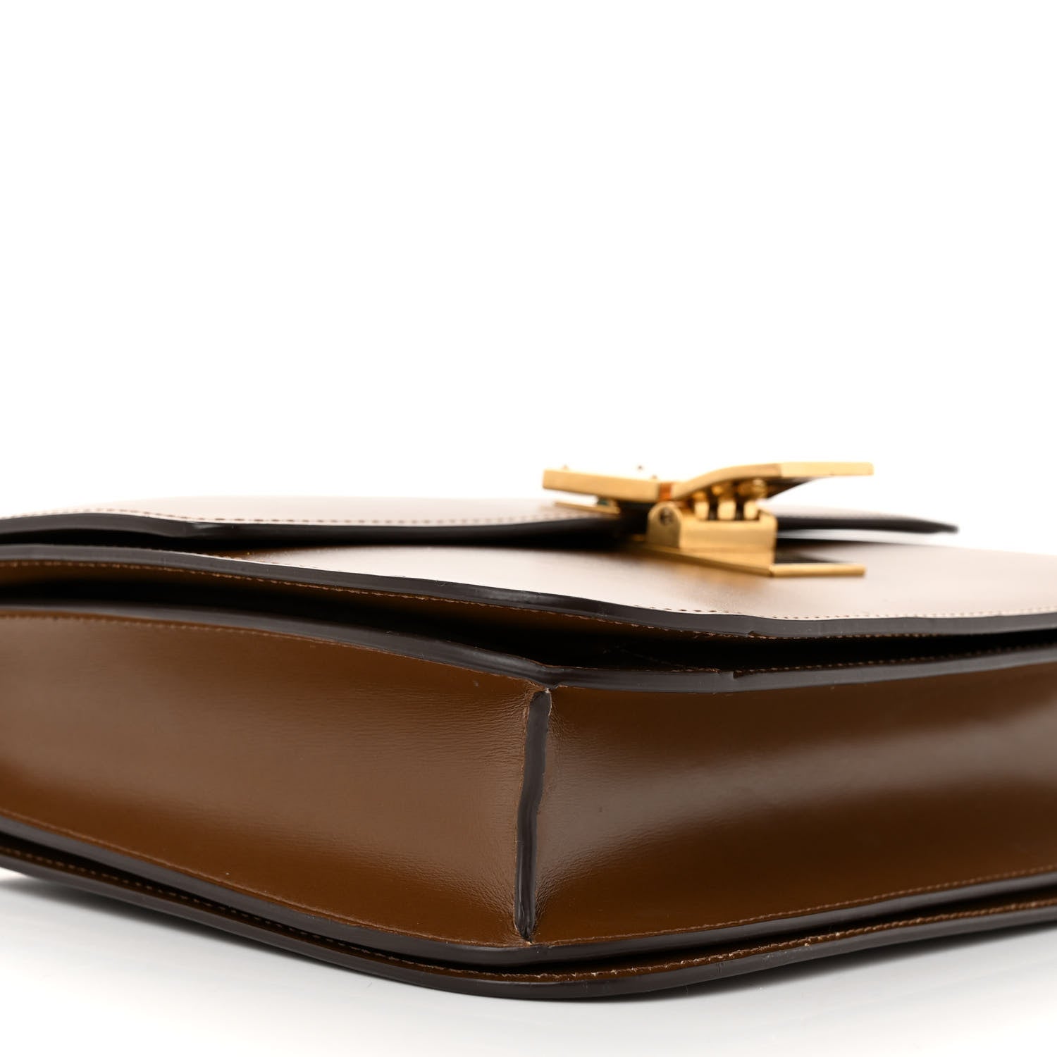 Celine Box Calfskin Medium Classic Box Flap Bag Camel 9 of 12