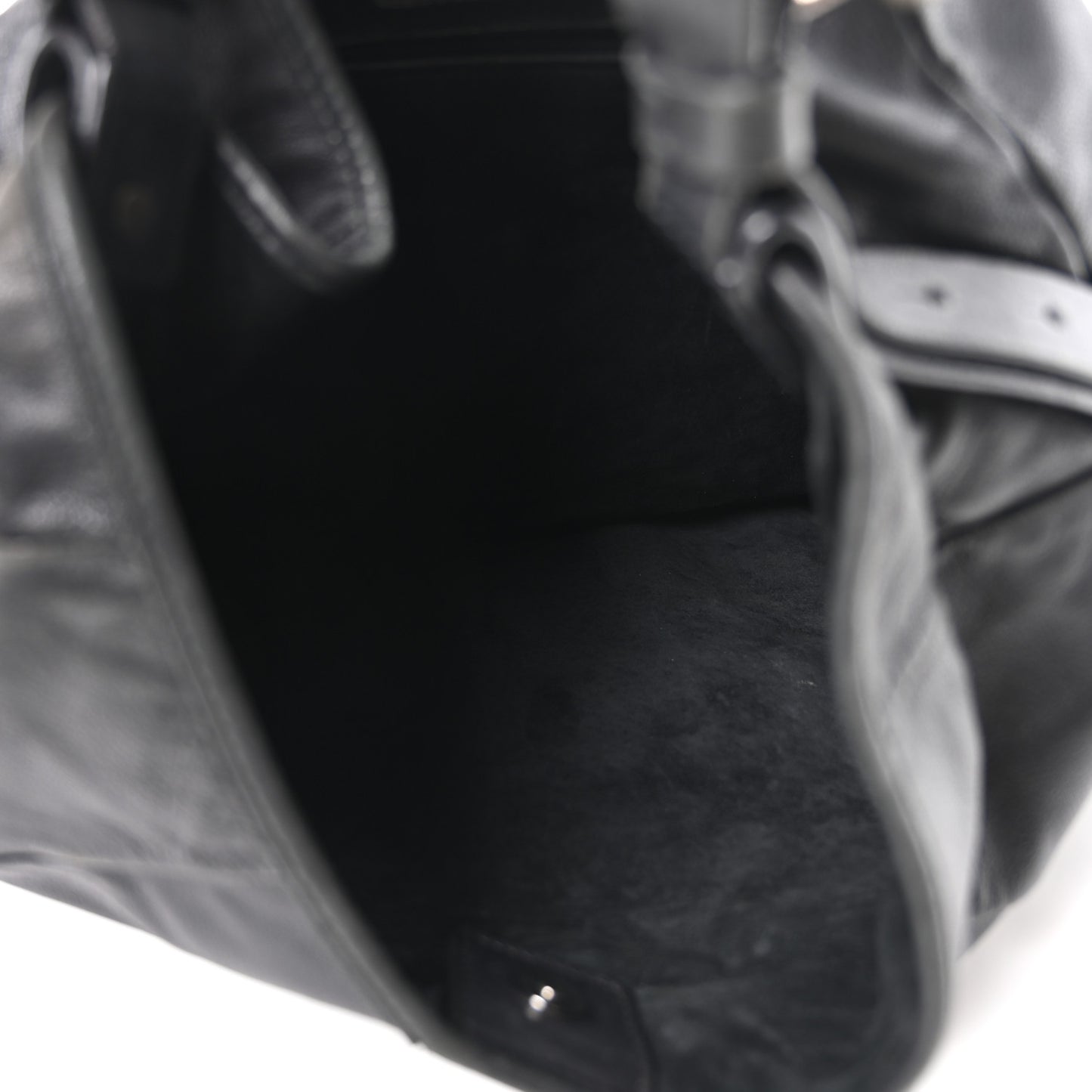 Buffalo Horn Small Mombasa Hobo Black