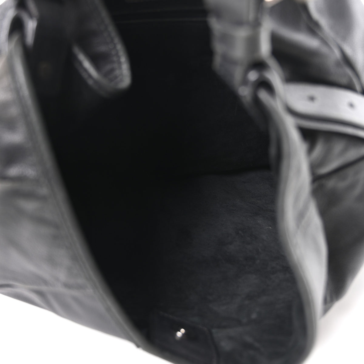 Buffalo Horn Small Mombasa Hobo Black