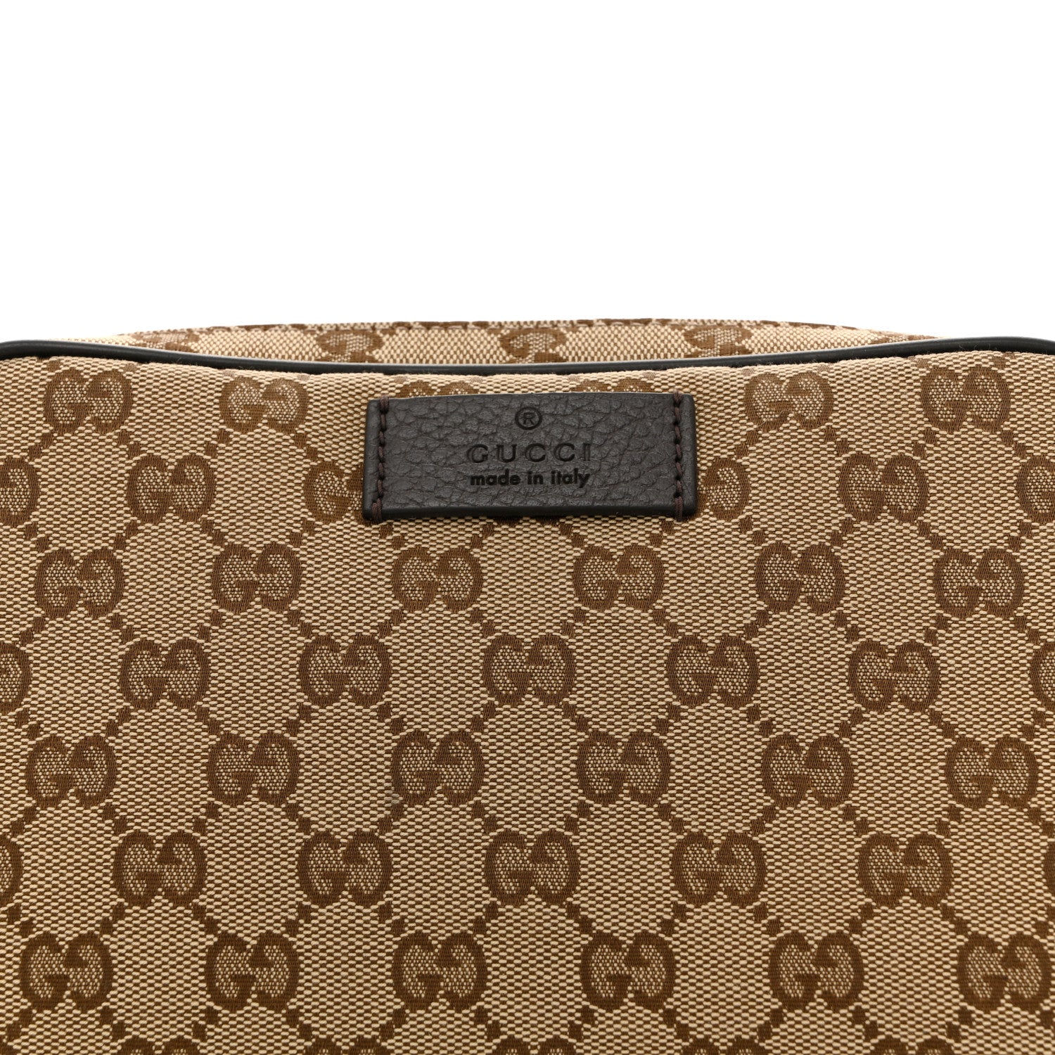 Gucci Monogram Belt Bag Dark Brown 8 of 12