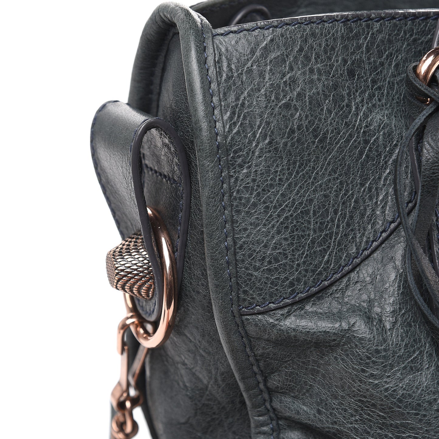 Agneau Giant 21 Rose Gold Hardware City Anthracite