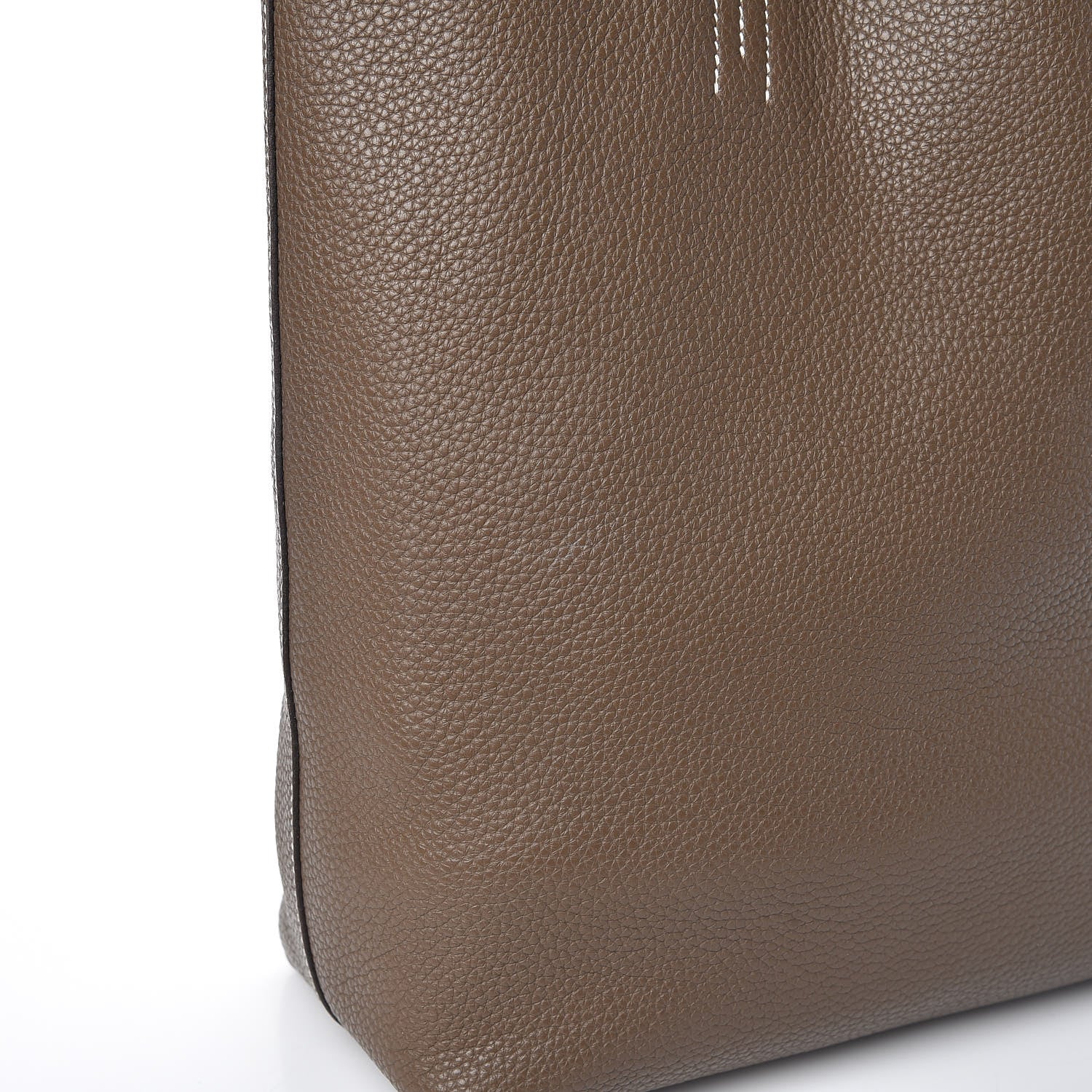 Hermes Sikkim Taurillon Clemence Double Sens 36 Etoupe 16 of 17