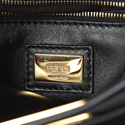 Fendi Nappa Mini Peekaboo Iconic Satchel Black 7 of 10