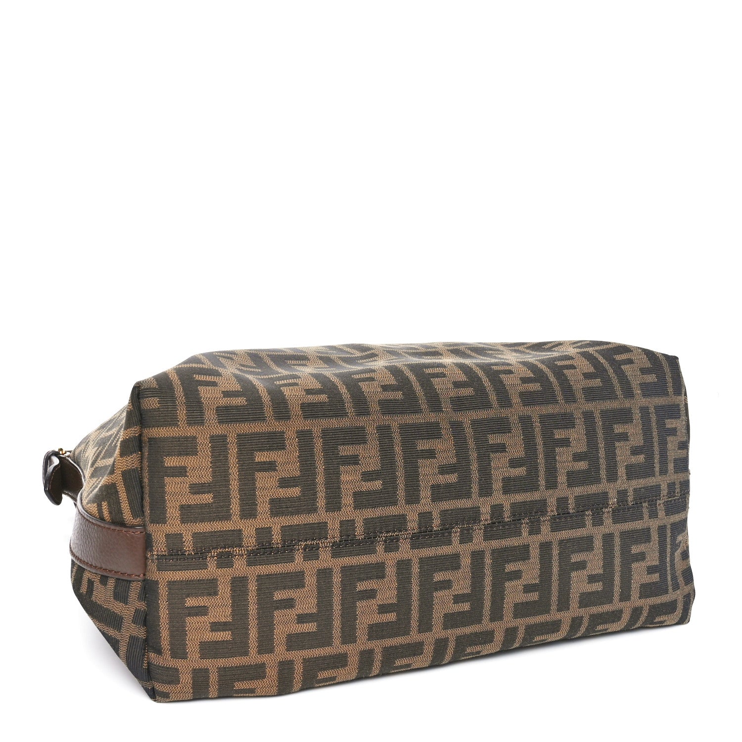 Fendi Zucca Vitello Artic Small Hobo Tobacco Castagna 4 of 10