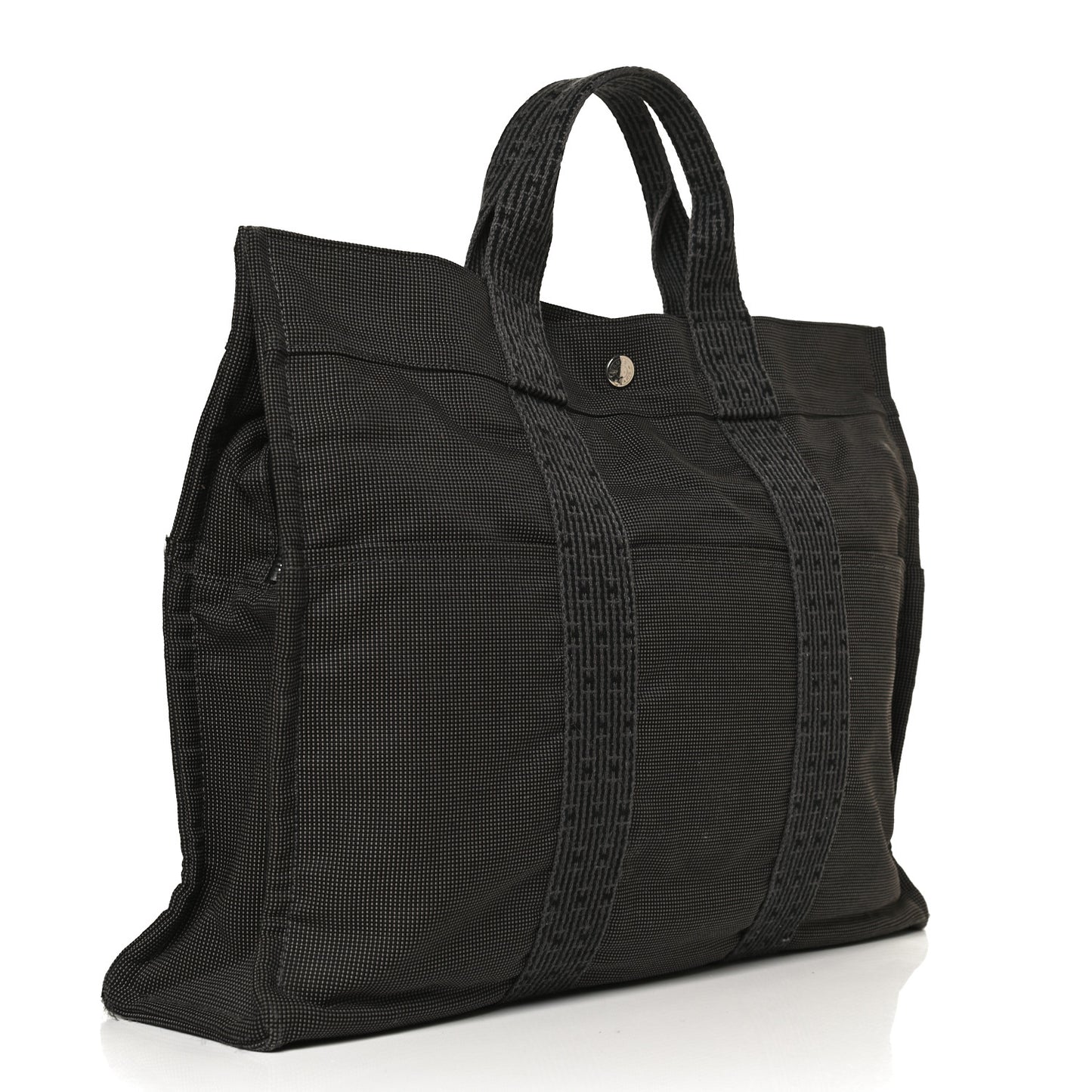 Canvas Herline MM Tote Grey