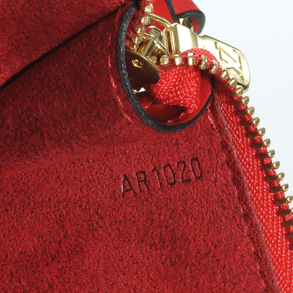 Louis Vuitton Epi Pochette Accessories 24 Red 6 of 7