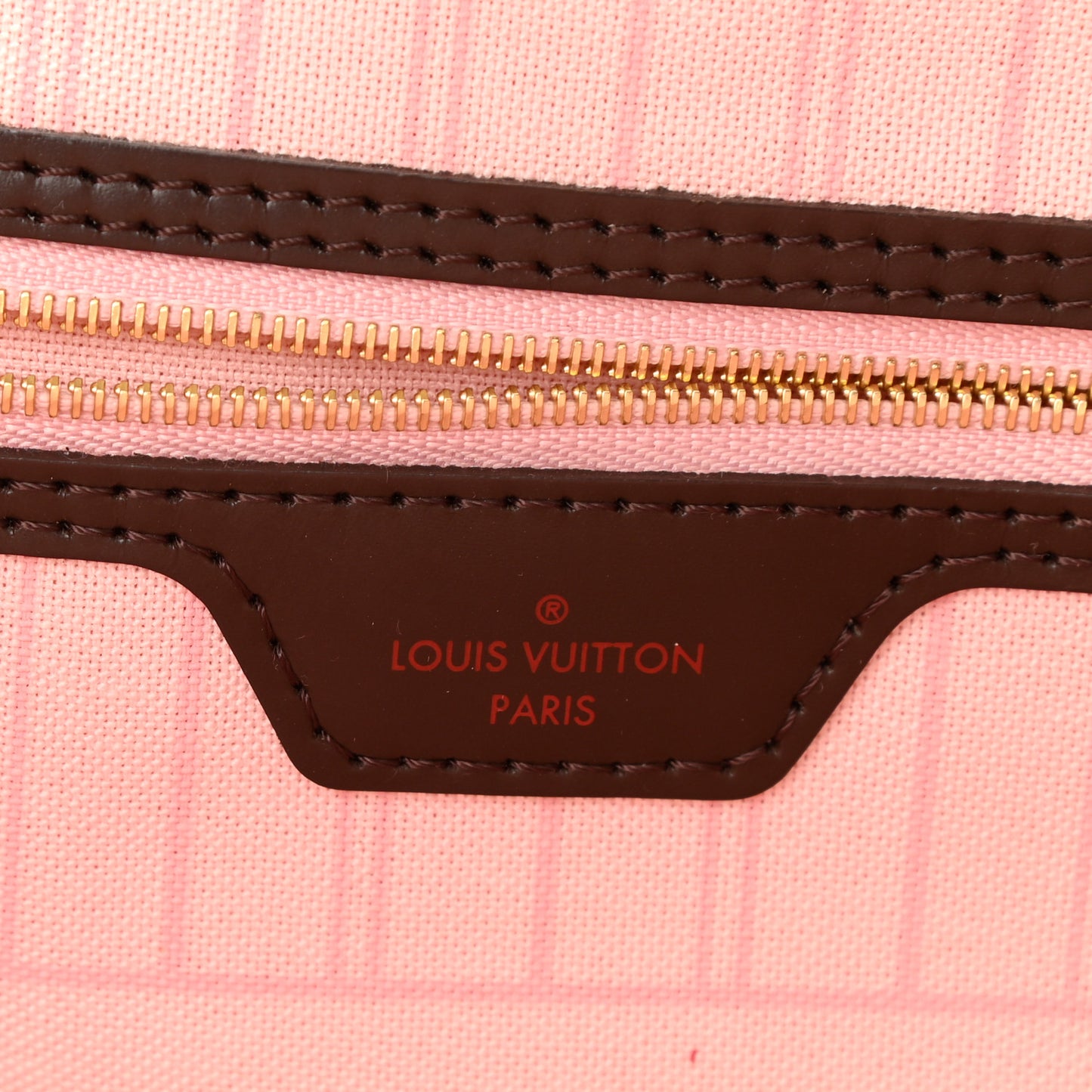 Damier Ebene Neo Neverfull MM Rose Ballerine
