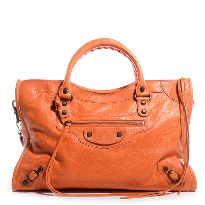 Balenciaga Agneau City Tangerine 1 of 10