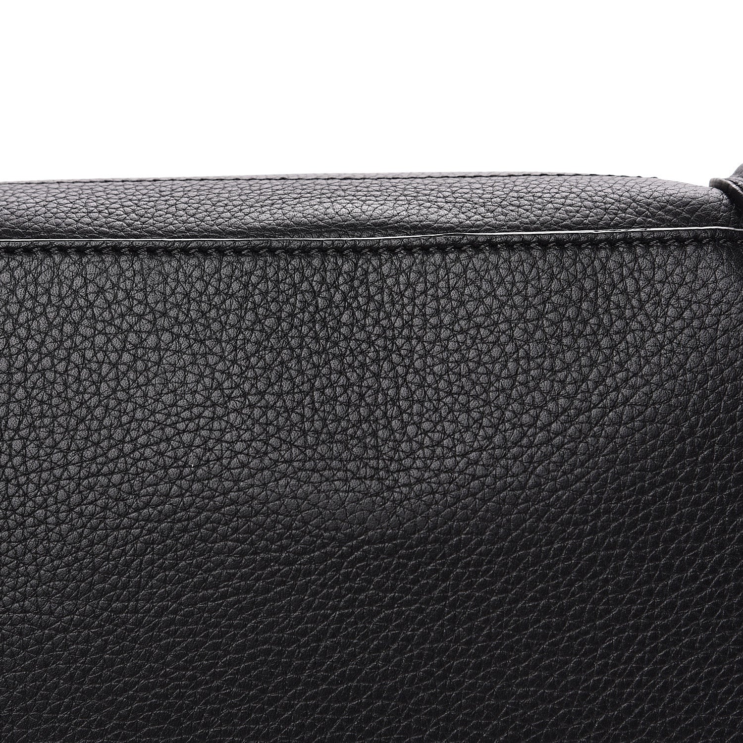 Celine Drummed Calfskin Micro Luggage Black 9 of 10