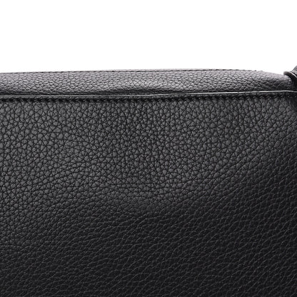 Celine Drummed Calfskin Micro Luggage Black 9 of 10