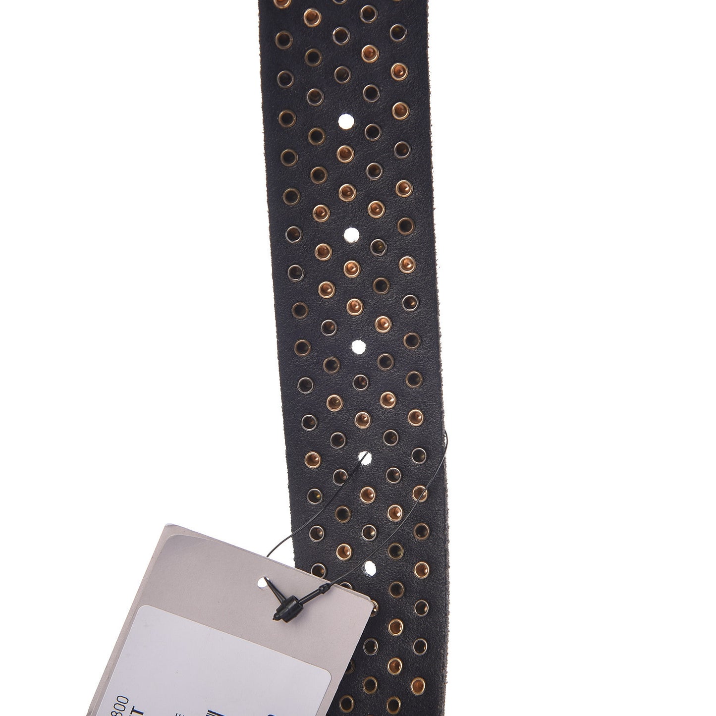 Calfskin Studded Feline Belt 105 42 Black