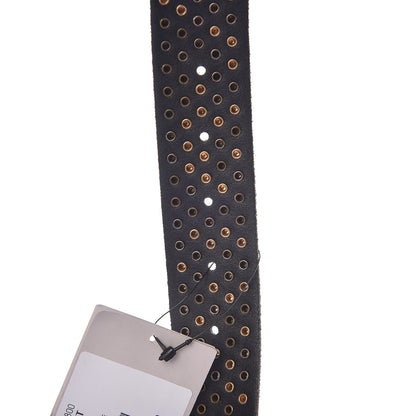 Gucci Calfskin Studded Feline Belt 105 42 Black 4 of 6