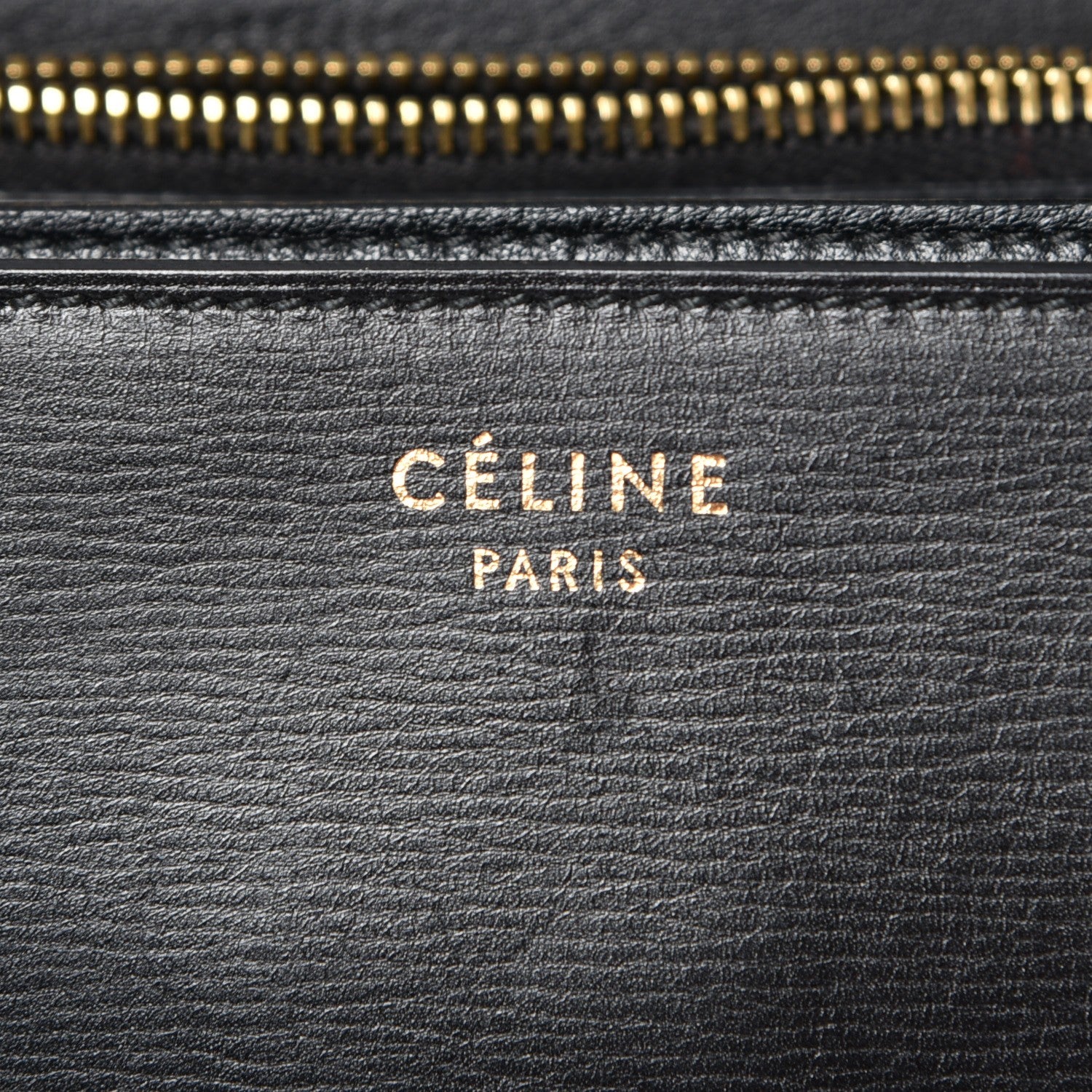 Celine Liege Calfskin Large Classic Box Flap Bag Black 6 of 11