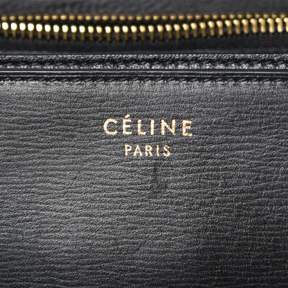 Celine Liege Calfskin Large Classic Box Flap Bag Black 6 of 11