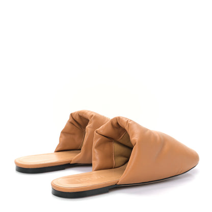 Loewe Lambskin Anagram Padded Mules 39 Warm Desert 4 of 8