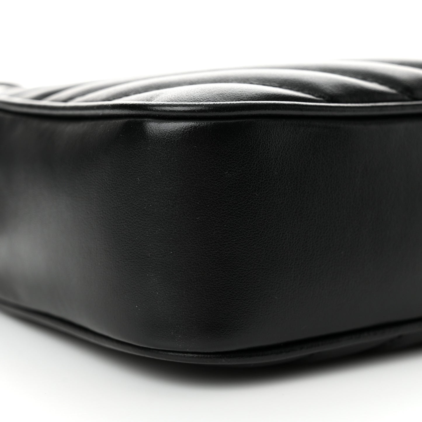 Calfskin Matelasse Monogram Lou Camera Bag Black