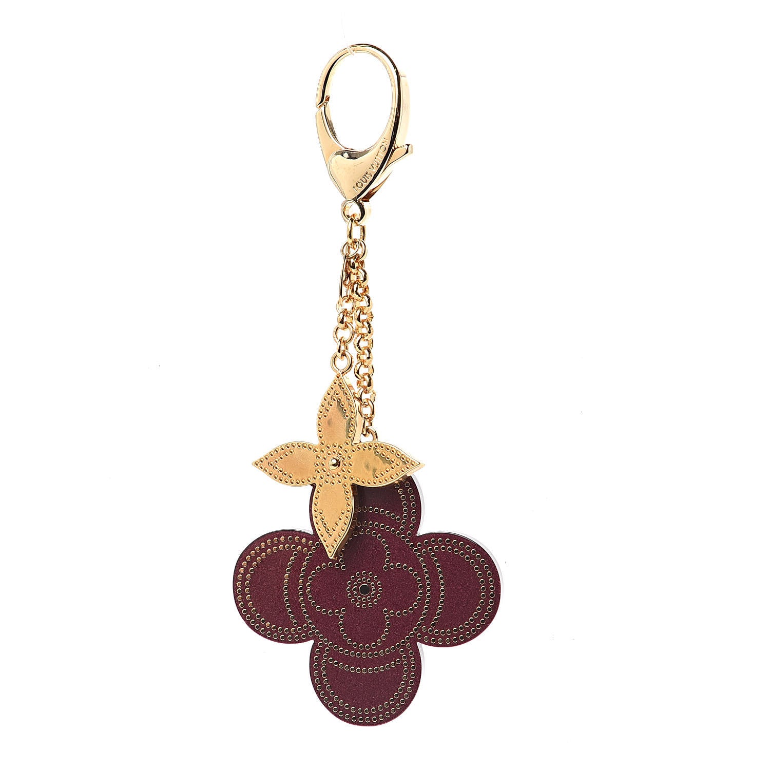 Louis Vuitton Stipply Flower Bag Charm Rouge Fauviste 1 of 3