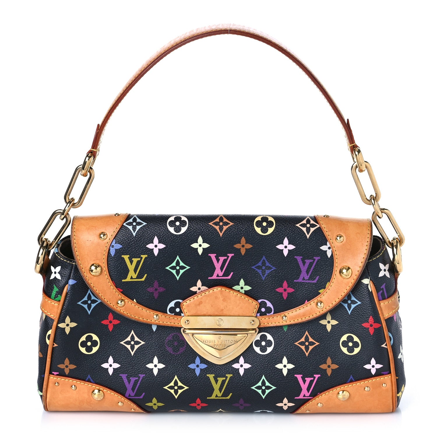Louis Vuitton Monogram Multicolor Beverly MM Black 1 of 17