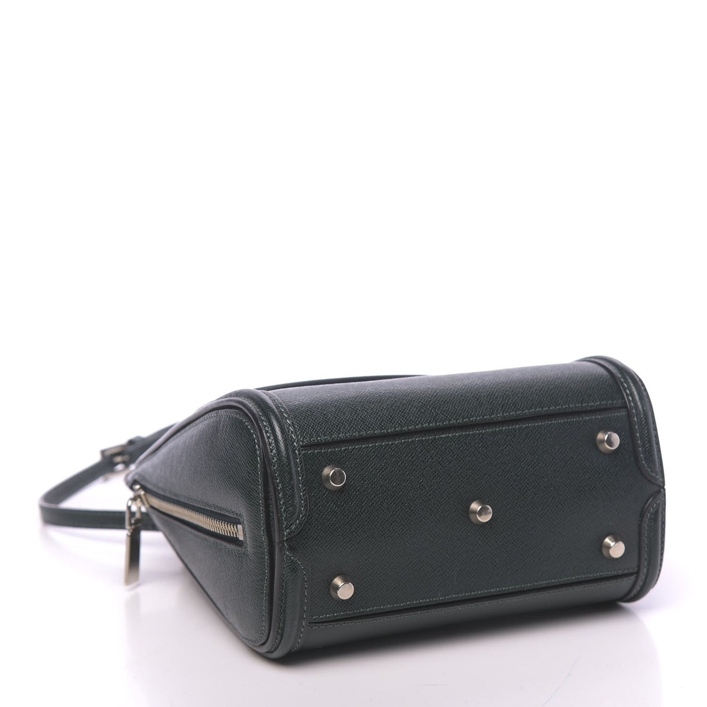 Grain Calfskin Mini Heroine Military Green