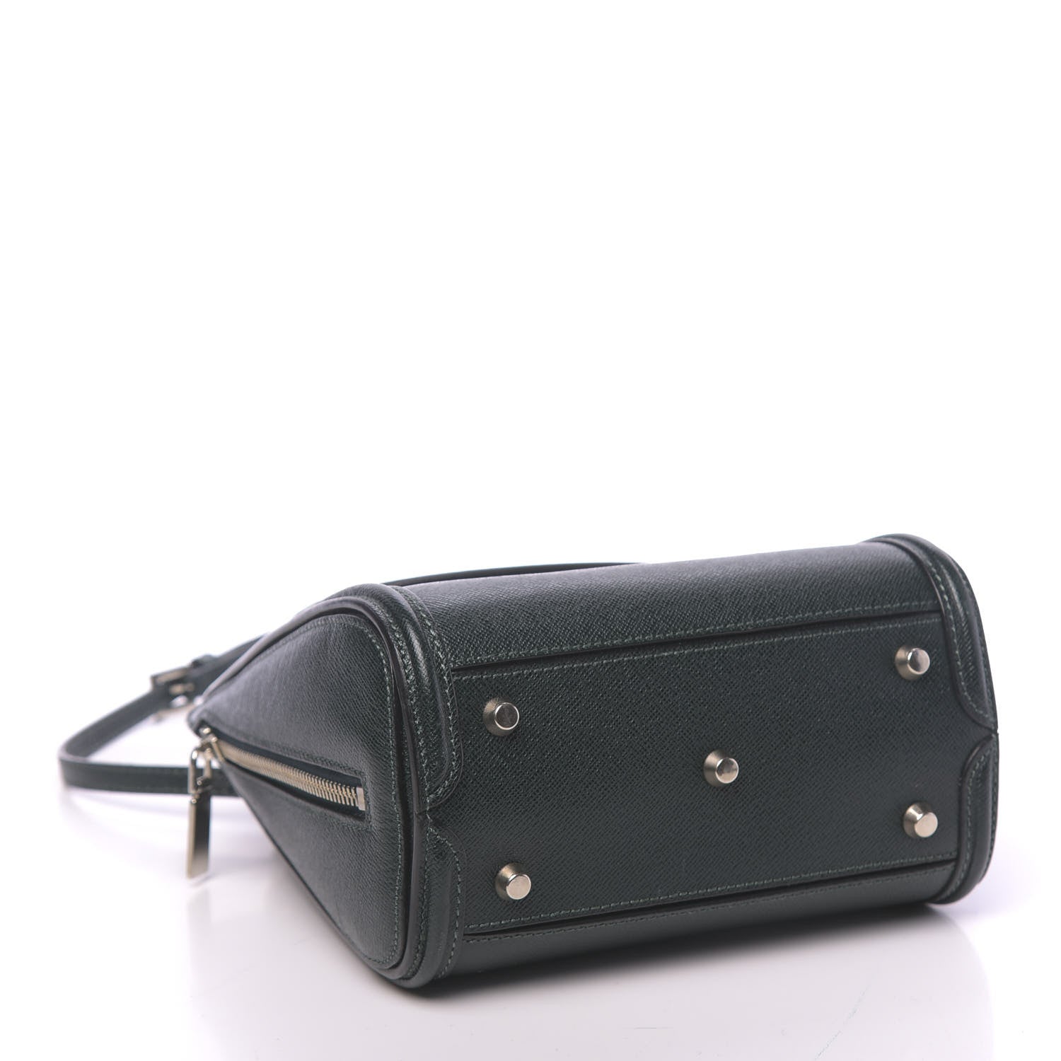 Alexander McQueen Grain Calfskin Mini Heroine Military Green 4 of 13