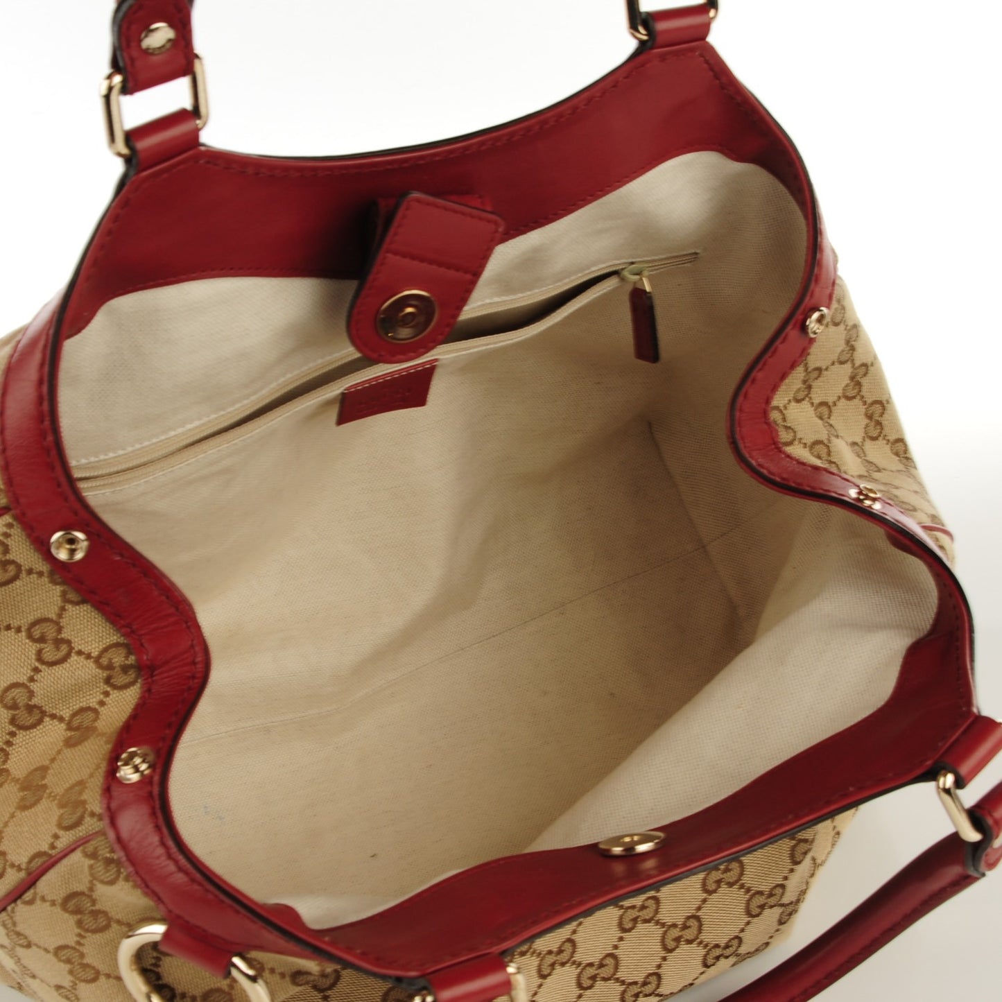Monogram Medium Sukey Tote Dark Red