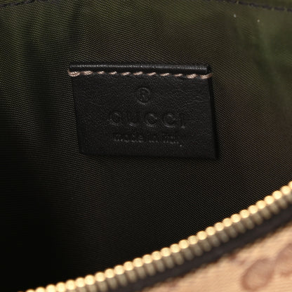 Gucci Crystal Monogram Pouch Dark Brown 8 of 8