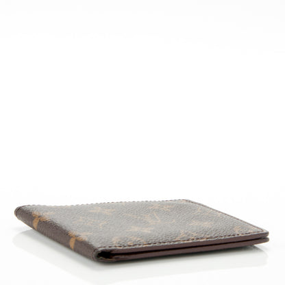 Louis Vuitton Monogram Mens Porte-Billets 3 Card Billfold Wallet 3 of 8