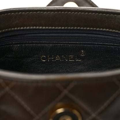 Chanel Lambskin Quilted Tassel Shoulder Bag Dark Brown 6 of 9